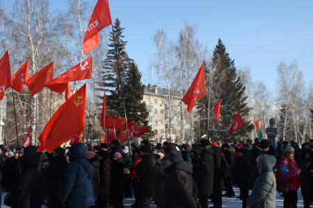 Алтайский край. Массовый митинг против роста тарифов ЖКХ прошел в Барнауле