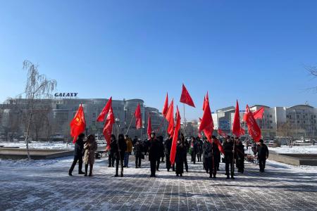 Коммунисты Бурятии отметили 105-ю годовщину создания РККА