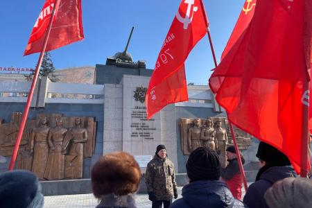 Коммунисты Бурятии отметили 105-ю годовщину создания РККА