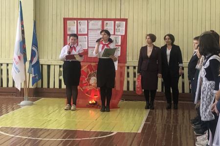 Забайкальский край. В Читинском районе прошел пионерский сбор