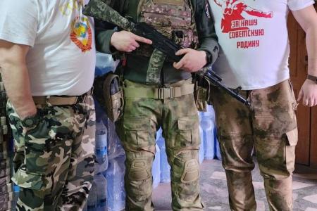 Тамбовские коммунисты отправили на территорию СВО гуманитарный груз с советской символикой