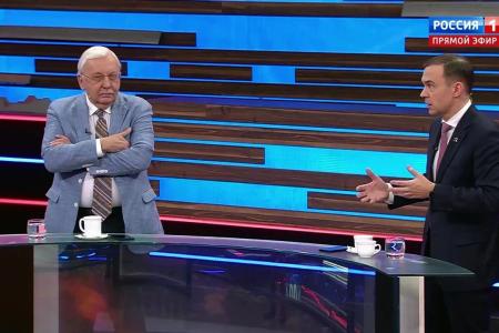 Юрий Афонин в эфире «России-1»: Россия будет защищать белорусскую землю, как свою родную
