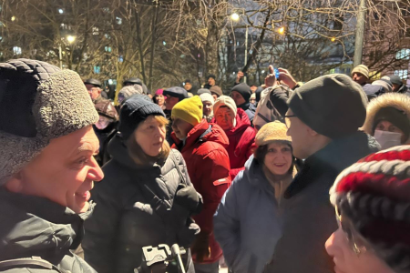 В Москве жители района Щукино против сноса гаражей и строительства многоэтажных монстров