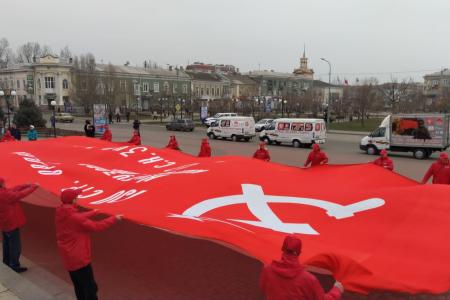 В Запорожской области стартовала марш-эстафета Союзного антифашистского патриотического проекта «Наша Великая Родина»