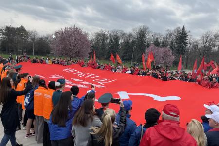 В Краснодаре прошло массовое торжественное мероприятие в рамках Союзного проекта «Наша Великая Родина»