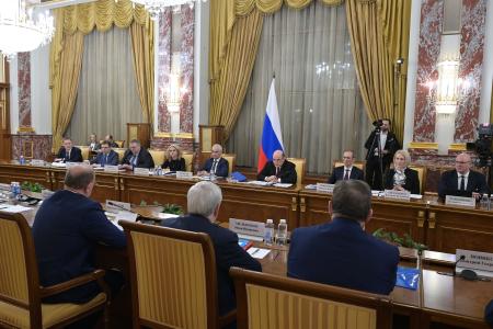 Депутаты КПРФ во главе с Г.А. Зюгановым встретились с Председателем Правительства РФ М.В. Мишустиным