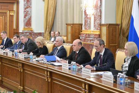 Депутаты КПРФ во главе с Г.А. Зюгановым встретились с Председателем Правительства РФ М.В. Мишустиным