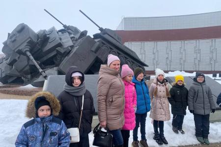 Белгородская область. Дети-переселенцы побывали на Прохоровском поле
