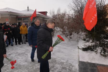 В Новосибирске почтили память Иосифа Виссарионовича Сталина