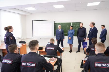 Анастасия Удальцова посетила Московский университет МВД России им. В.Я. Кикотя