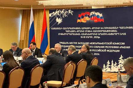 Казбек Тайсаев в составе делегации от Государственной Думы прибыл в Республику Армения