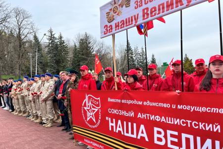 Лидер ставропольских коммунистов Виктор Гончаров: Мы приветствуем участников автомарша, мы поддерживаем проект «Наша Великая Родина»