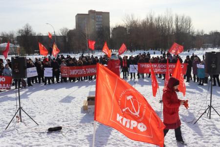 На Красном перекопе прошел митинг в защиту прав ярославцев