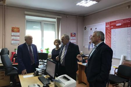 Николай Харитонов и Вячеслав Мархаев  провели встречу с коммунистами Забайкальского края