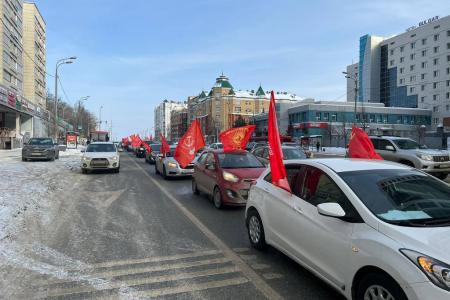 Республика Татарстан. КПРФ провела автопробег за верность Отечеству и социалистические традиции