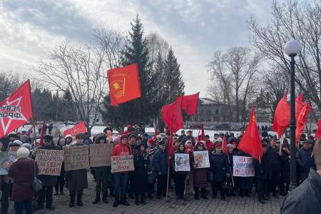 Алтайский край. Самый массовый митинг в стране против роста тарифов ЖКХ прошел в Бийске