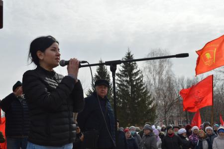 Алтайский край. Самый массовый митинг в стране против роста тарифов ЖКХ прошел в Бийске