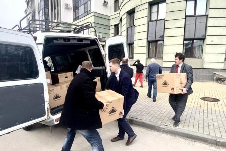 Рязанские коммунисты приняли участие в отправке 107-го гуманитарного конвоя