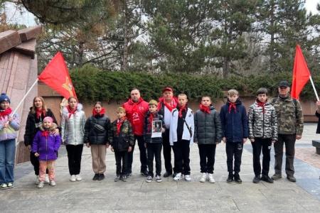 Крымские пионеры приняли участие в акции Союзной патриотической эстафеты