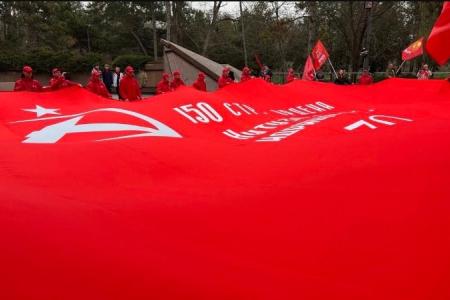 Крымские пионеры приняли участие в акции Союзной патриотической эстафеты