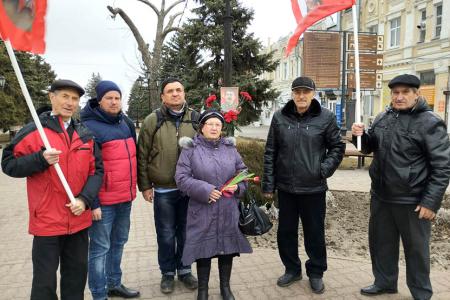 В Ростовской области почтили память Сталина