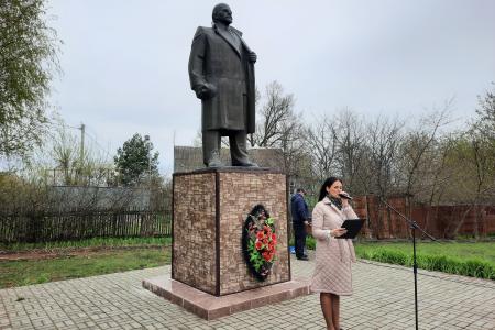 Тамбовская область. В селе Сампур прошли мероприятия, посвященные Дню рождения В.И. Ленина