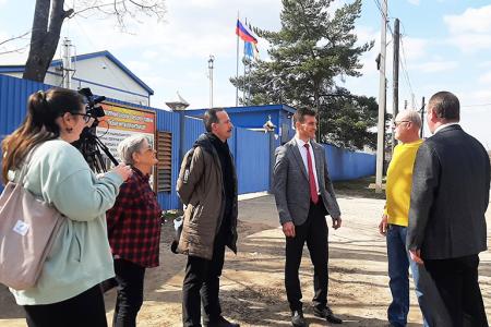 Лидер ивановских коммунистов Александр Бойков посетил с рабочим визитом Шую