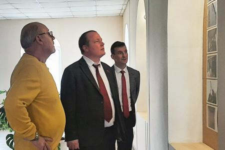 Лидер ивановских коммунистов Александр Бойков посетил с рабочим визитом Шую