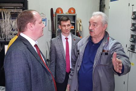 Лидер ивановских коммунистов Александр Бойков посетил с рабочим визитом Шую