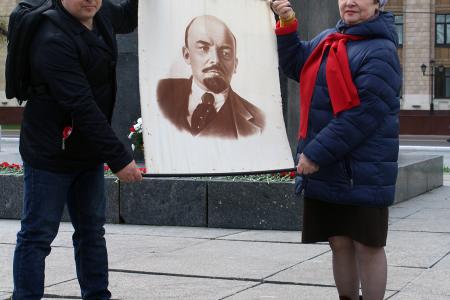 Ленин – наше знамя и символ побед. Акция воронежских коммунистов