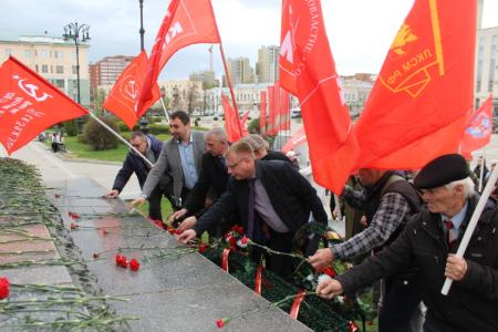 В Пензе прошёл митинг, посвящённый дню рождения Владимира Ильича Ленина