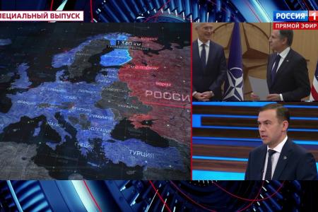 Юрий Афонин в эфире «России-1»: Расширению НАТО необходимо противопоставить укрепление оборонной промышленности и усиление мощи нашей армии
