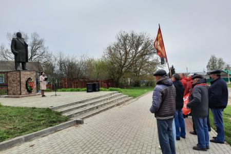 Тамбовская область. В селе Сампур прошли мероприятия, посвященные Дню рождения В.И. Ленина