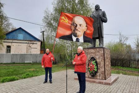 Тамбовская область. В селе Сампур прошли мероприятия, посвященные Дню рождения В.И. Ленина