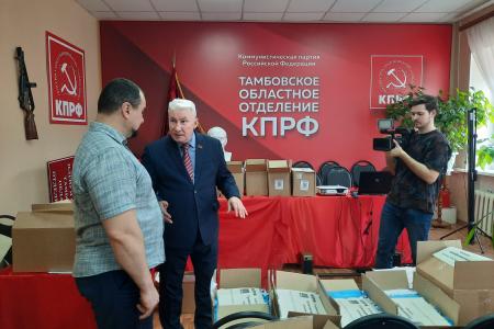 Первый секретарь Тамбовского обкома КПРФ А.И. Жидков дал интервью региональному телеканалу «Новый век»