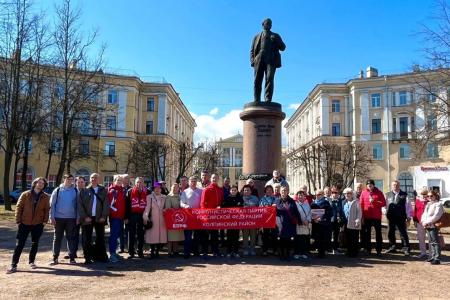 Районные комитеты города трёх революций провели мероприятия в честь В.И. Ленина