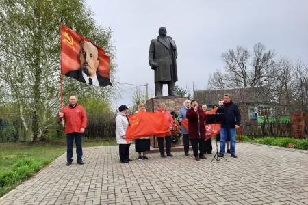 Тамбовская область. В селе Сампур прошли мероприятия, посвященные Дню рождения В.И. Ленина