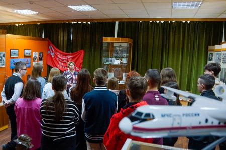 Воронежская область. Школьники Острогожска приобщились к авиастроению и освоению космоса
