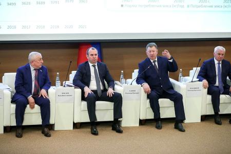 Доклад  В.И. Кашина на парламентских слушаниях на тему: «Законодательное обеспечение развития молочного и мясного животноводства», состоявшихся 19 апреля 2023 года в Государственной Думе