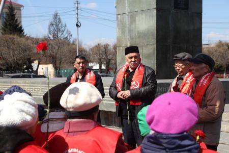 Дело Ленина живёт и в дне сегодняшнем! Акция тувинских коммунистов