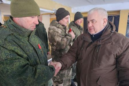 Поездка Казбека Тайсаева в ЛНР