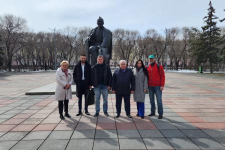 Продолжается поездка Казбека Тайсаева в Хакасию