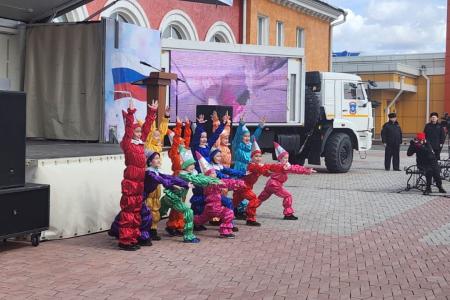 Продолжается поездка Казбека Тайсаева в Хакасию