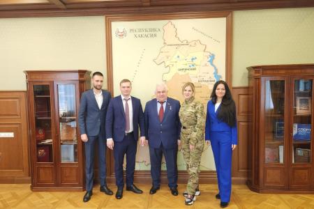 Продолжается поездка Казбека Тайсаева в Хакасию
