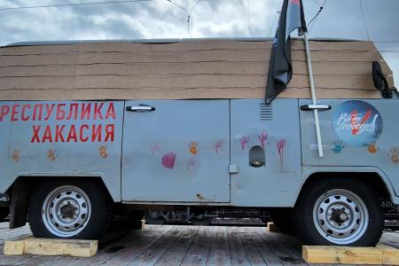 Продолжается поездка Казбека Тайсаева в Хакасию