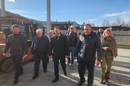 Завершилась рабочая поездка К.К. Тайсаева в Хакасию