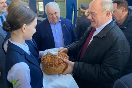 Г.А. Зюганов прибыл в Беларусь для участия в Антифашистском форуме
