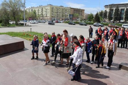 В Волгограде прошел торжественный прием в пионеры