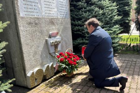 Лидер ставропольских коммунистов Виктор Гончаров: Автопробег «Эх, путь-дорожка фронтовая с акцией «Знамя Победы» стали доброй традицией нашего края!