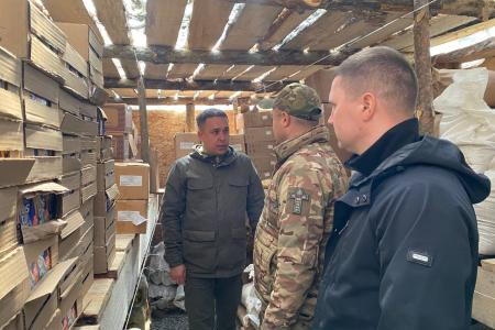Член Совета Федерации А.М. Гибатдинов посетил новые регионы России и передал помощь российским военнослужащим